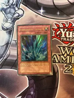 Torrential Tribute | LON-025 Yu-Gi-Oh Ultra Rare Unlimited Slight Fade LP (WNU) - Image 1