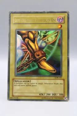 Yu-Gi-Oh! Left Leg of the Forbidden One LOB-121 - Image 1