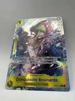 Donquixote Rosinante One Piece Card Game English Op12-108 R Alt Art NM+ - Image 1