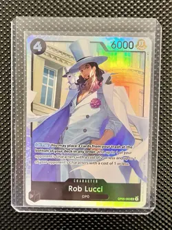 One Piece CCG Rob Lucci Awakening Of The New Era SR Foil OP05-093 NM - Image 1