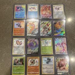 Lot of 16 Shining Fates Pokemon Celebrations Shiny Vault cards top loaders - Image 1
