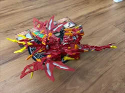 Bakugan Pyrus Dragonoid Colossus Completed & Ability Cards Rare - Image 3