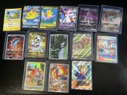 14 LOT Pokemon Card TCG Full Art Lot, Illustration Rares - Image 1