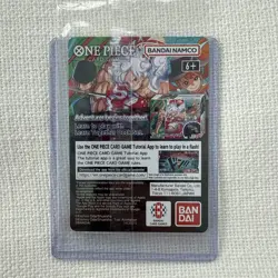 ONE PIECE Card Game Monkey.D.Luffy SEALED College Basketball US Voyage Promo. - Image 2
