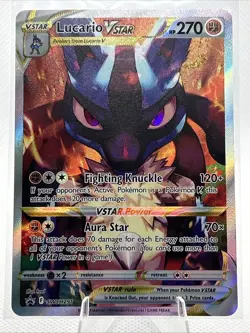 Lucario VSTAR Promo SWSH291 Sword & Shield Collectible Card NM Pristine - Image 2
