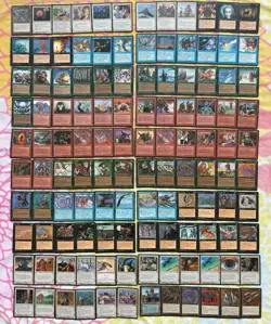 120x MTG 1995 ICE AGE / HOMELANDS CARDS LOT - Magic Gathering 90s commons card - Image 1