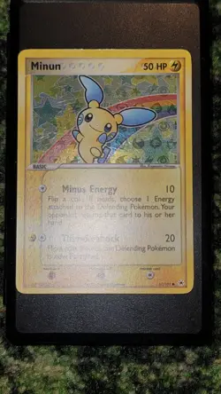 Pokemon TCG Minun EX Hidden Legends 67/101 (2004) NM-/LP+ Reverse Holo FREE SHIP - Image 1