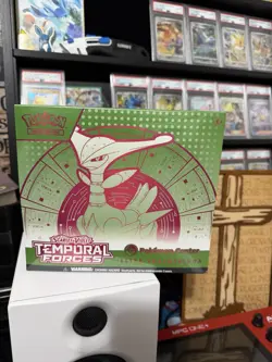 Temporal Forces Pokemon Center ETB Sealed Iron Leaves - Image 1