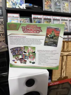Temporal Forces Pokemon Center ETB Sealed Iron Leaves - Image 2
