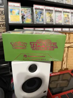 Temporal Forces Pokemon Center ETB Sealed Iron Leaves - Image 5