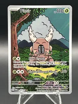 Pokemon Twilight Masquerade Pinsir Illustration Rare 168/167 - Image 1