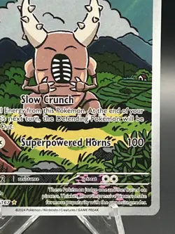 Pokemon Twilight Masquerade Pinsir Illustration Rare 168/167 - Image 4