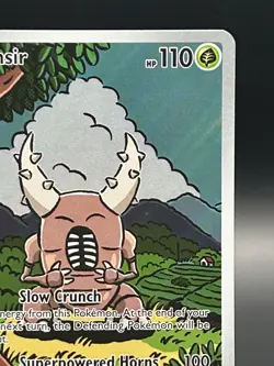 Pokemon Twilight Masquerade Pinsir Illustration Rare 168/167 - Image 5
