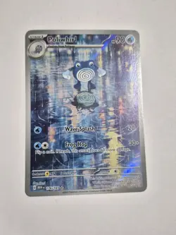 Pokemon TCG Poliwhirl Full Art 176/165 151 Card NM/M Condition Pokemon Card Holo - Image 1