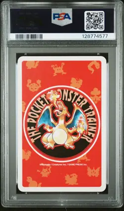 Pokemon Red Ivysaur 4 of Diamonds Playing Poker Card 1996 PSA 10 GEM MINT - Image 2