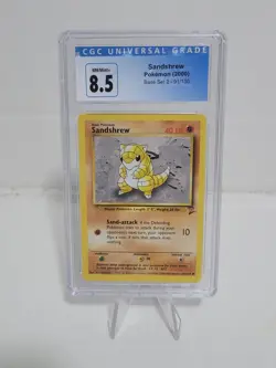 CGC 8.5 pokemon 2000 base set 2 sanshrew - Image 1