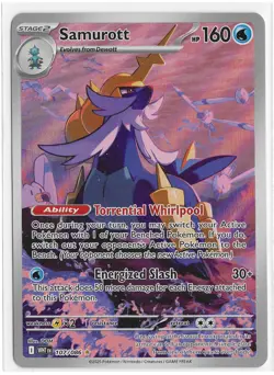 Pokemon - Samurott - 107/086 - WHT White Flare - Illustration Rare Full Art - Image 1