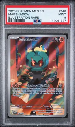 Pokemon PSA 9 Marshadow 146/132 Mega Evolutions - Image 1