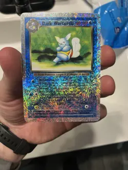 Dark Wartortle 39/110 Reverse Holo Legendary Collection Pokemon - Image 1