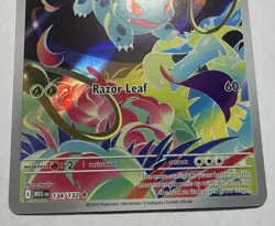 Ivysaur Illustration Rare IR 134/132 Mega Evolution Pokemon TCG English NM/M - Image 2
