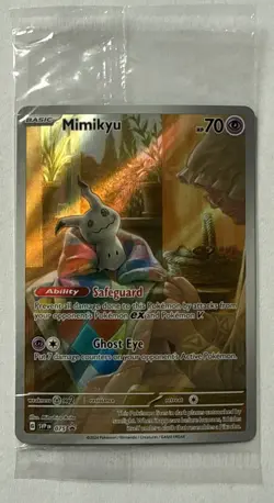 SEALED Pokemon TCG: Mimikyu SVP 075 Black Star Promo Holo English Sealed New - Image 1