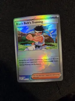 Black Belt’s Training 097/131 Pokeball - Pokemon TCG Prismatic Evolutions - NM - Image 1
