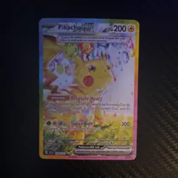 Pokemon Pikachu ex 238/191 Sv08: Surging Sparks Special Illustration Rare Holo - Image 1
