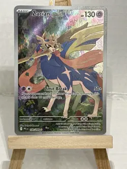 Zacian 100/094 ME02: Phantasmal Flames (PFL) Illustration Rare IR Pokemon NM/Min - Image 1