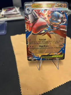 Pokemon TCG Mega Lucario EX 077/132 Mega Evolution Double Rare NM - Image 5