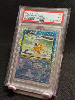 Pokemon TCG Magikarp Reverse Holo Legendary Collection 52/110 PSA 3 - Image 1