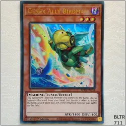 Genex Ally Birdman (Alternate Art) - BLTR-EN058 - Ultra Rare 1st Edition Yugioh - Image 1