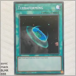 Terraforming - BLMR-EN087 - Secret Rare 1st Edition Yugioh - Image 1