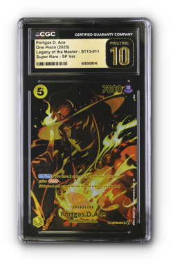 ONE PIECE Portgas.D.Ace (SP) ST13-011 Legacy of the Master Foil CGC 10 PRISTINE - Image 1