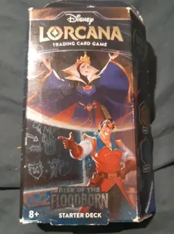 Disney LORCANA: Rise of the Floodborn TCG STARTER DECK (AMBER & SAPPHIRE) SEALED - Image 1