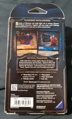 Disney LORCANA: Rise of the Floodborn TCG STARTER DECK (AMBER & SAPPHIRE) SEALED - Image 3