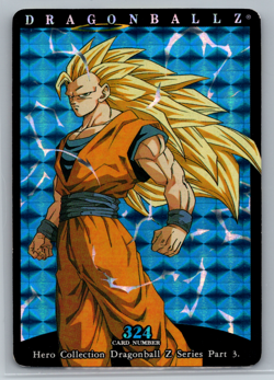 SS3 Son Goku Amada Dragon Ball Z Hero Collection Series 3 Card #324 Prism - Image 1