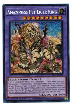 Yu-Gi-Oh Card: Amazoness Pet Liger King MP23-EN224 Secret Rare 1st Edition! NM - Image 1