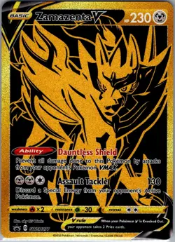Zamazenta V SWSH077 SWSH: Sword & Shield Promo Cards - Pokemon Card - NM - Image 1