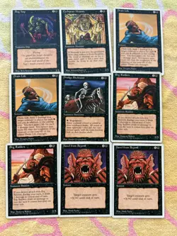 97x MTG 4th Edition 1995 Card Lot - MAGIC GATHERING 90S CARDS WIZARDS COMMONS - Image 4