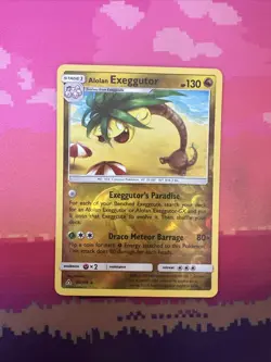 Pokemon Card Alolan Exeggutor Ultra Prism Reverse Holo Rare 95/156 Near Mint - Image 1