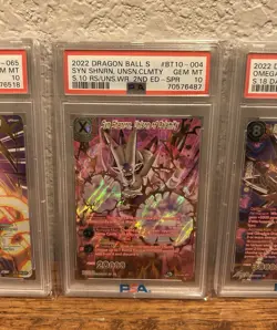 Dragon Ball PSA 10 5 Card SPR Lot BT18-065 BT10-004 BT18-020 BT17-068 BT18-113 - Image 3