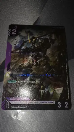 Gundam Barbatos 1st Form - GD02-054 LR Gundam TCG Card Game Dual Impact English - Image 1