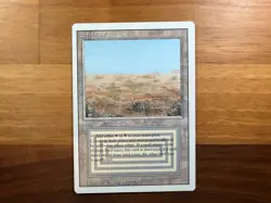 Scrubland, Dual Land, Revised Edition Magic The Gathering MTG Card Reserved List - Image 1