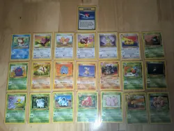 WOTC Pokemon TCG Jungle Set Bundle - 22 Cards, No Doubles - Image 1