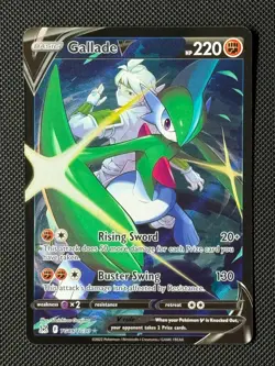 Pokemon Cards Gallade V TG19/TG30 Lost Origin Trainer Gallery Holo Rare V - Image 1