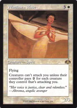 Windborn Muse (Retro Frame) Dominaria Remastered Foil - Image 1
