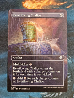 Everflowing Chalice, Borderless, NM, The Lost Caverns of Ixalan, Magic, MTG - Image 1