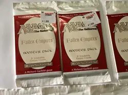 MTG Magic the Gathering Fallen Empires Booster Packs 7 sealed packs - Image 4