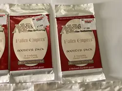 MTG Magic the Gathering Fallen Empires Booster Packs 7 sealed packs - Image 5