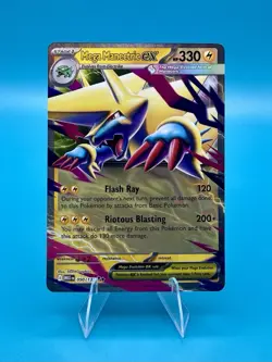 Pokemon TCG 2025 Mega Manectric EX 050/132 Mega Evolution NM - Image 1